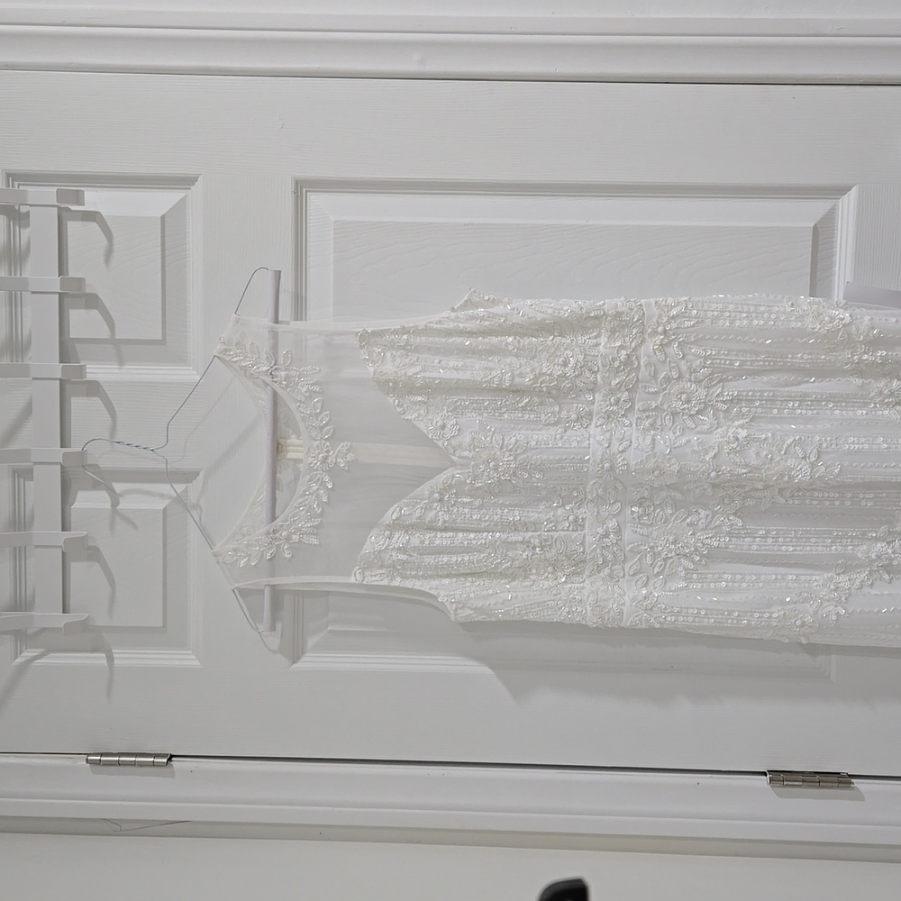 Lulus bridal dress, white, size XL